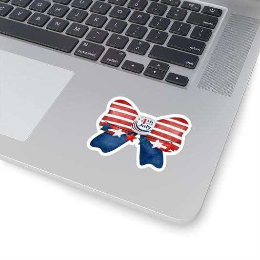 Happy 4th Of July Kiss-Cut Stickers, America, Flag, Peace Love America. Proud To Be An American, Red White Blue stickers.