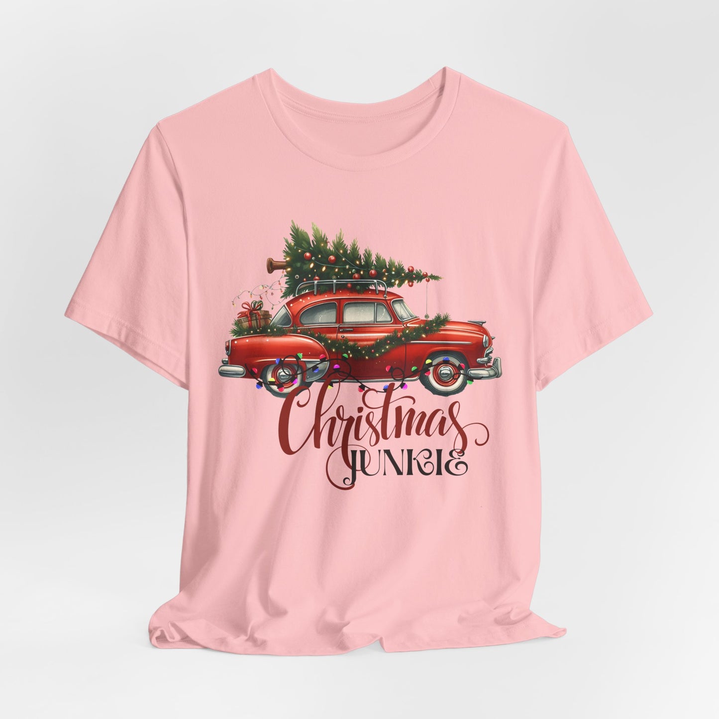 Christmas Junkie Christmas Unisex Tee, Christmas Shirt, Christmas Outfit, Merry Christmas T-shirt, Merry Christmas 2024 T-shirt, Christmas Gift, Family Holiday Outfit.