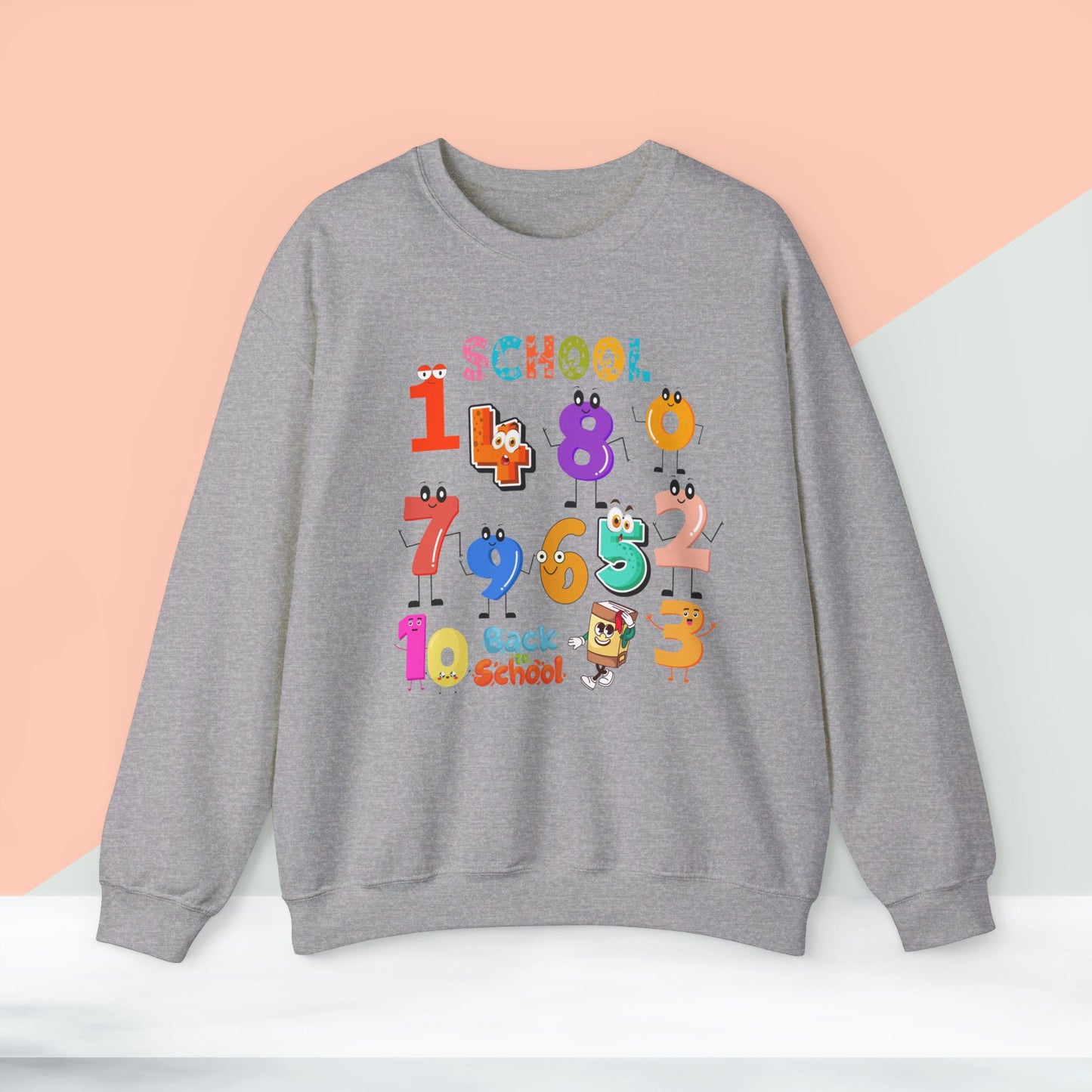 We Love Teachers Sweatshirt, Back To school unisex heavy blend crewneck sweatshirt, Teacher Back To school  Sweatshirt. First Day Vibes Sweatshirt.