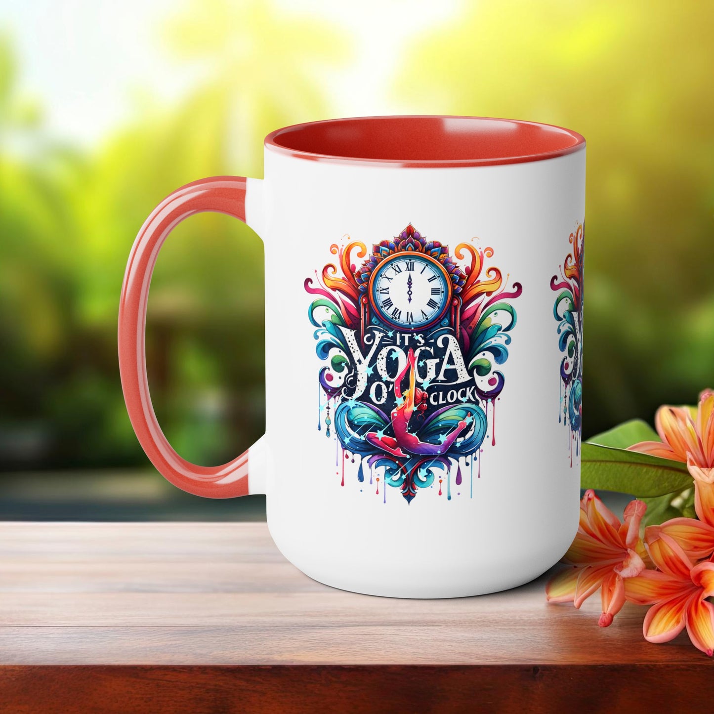 It's Yoga O'clock Yoga Coffee Mug, Cute Yoga Coffee Mug, Yoga lovers Coffee Mug, Yoga Instructor Gift, Gift For Yoga lover, Gift For Yogi.