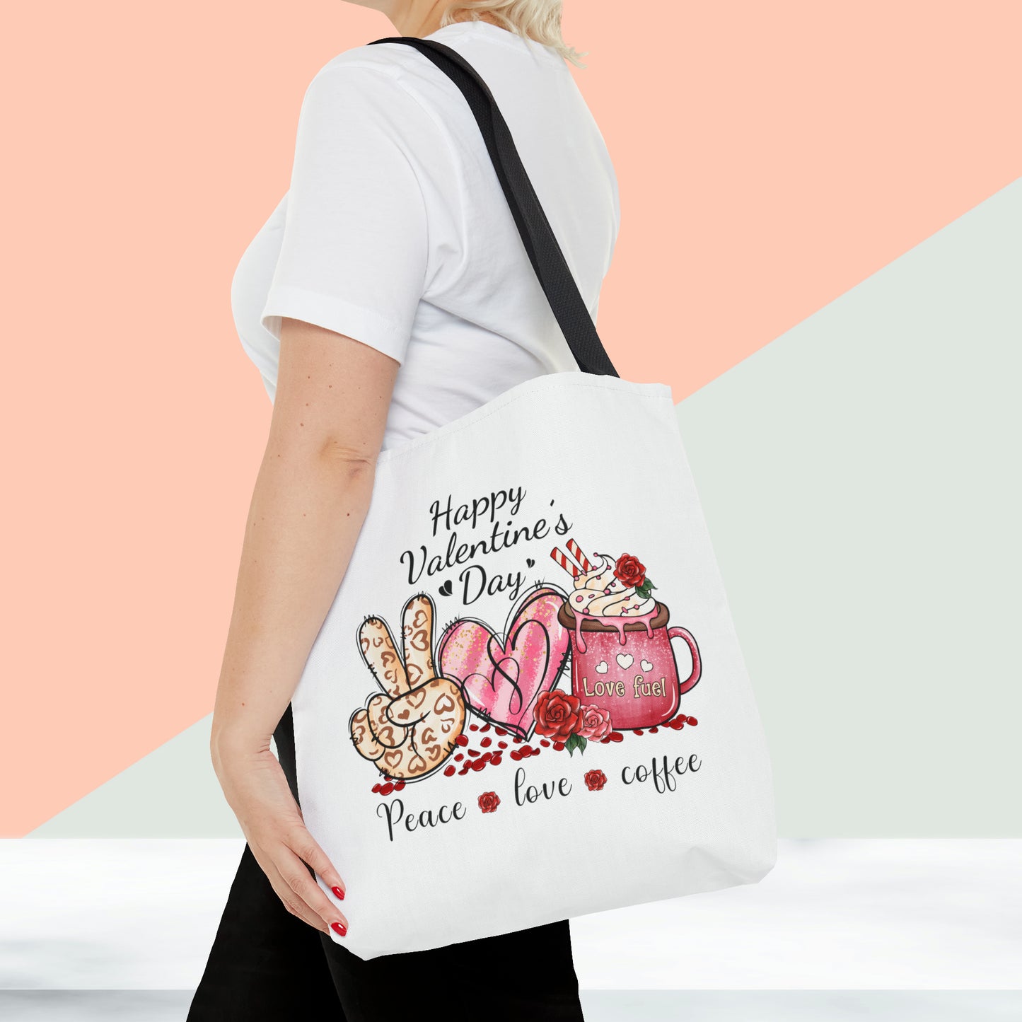 Happy Valentines Day Tote Bag