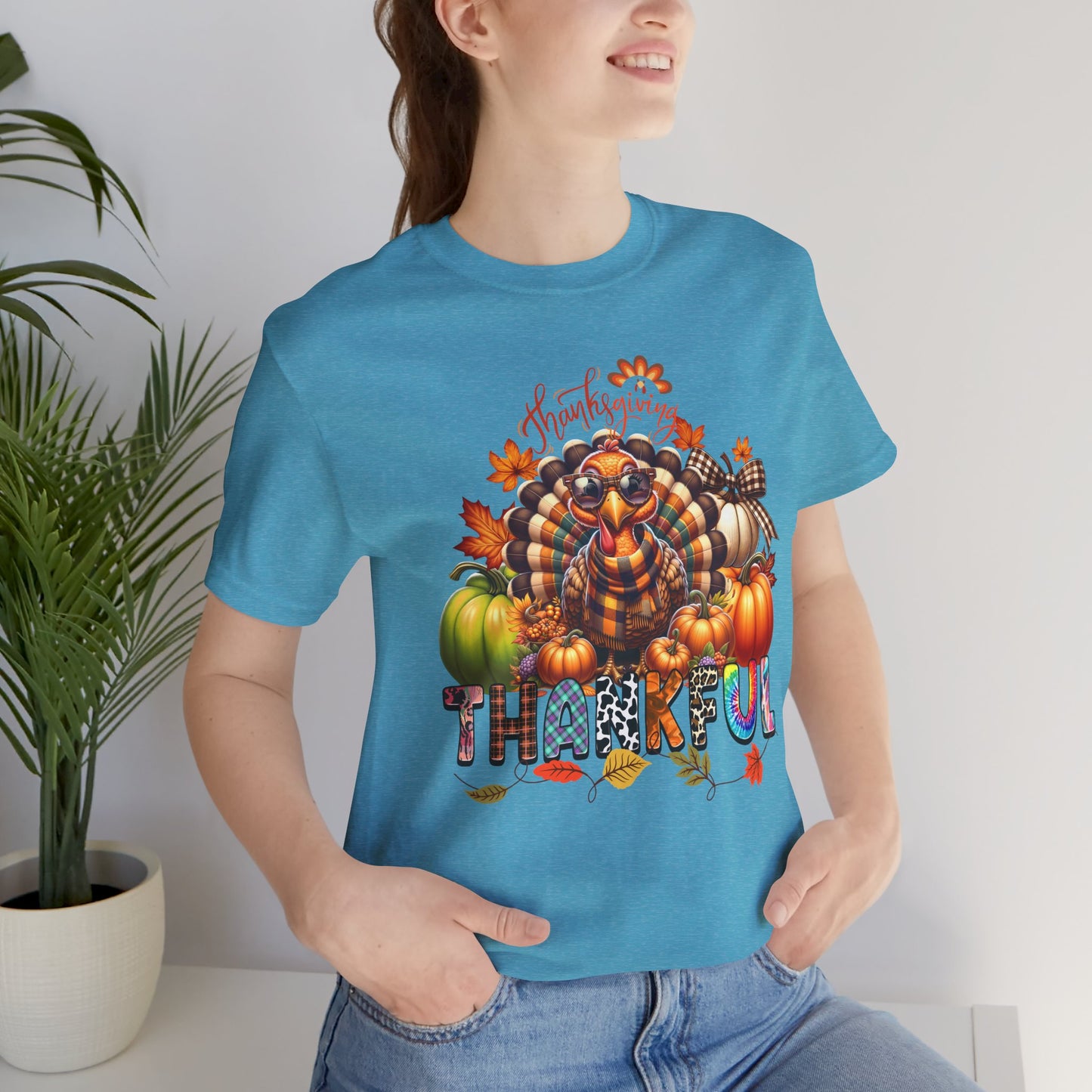 Happy Thanksgiving T-shirt, Happy thanksgiving 2024 T-shirt, Thanksgiving Gift,Turkey Shirt, Family Thanksgiving, Holiday Outfit.