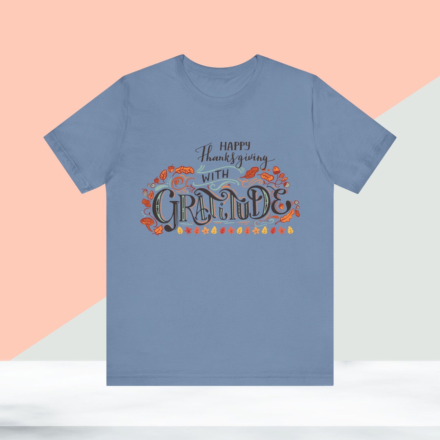 Happy Thanksgiving With Gratitude T-shirt, Happy thanksgiving 2024 T-shirt, Thanksgiving Gift,Turkey Shirt, Family Thanksgiving, Holiday Outfit.