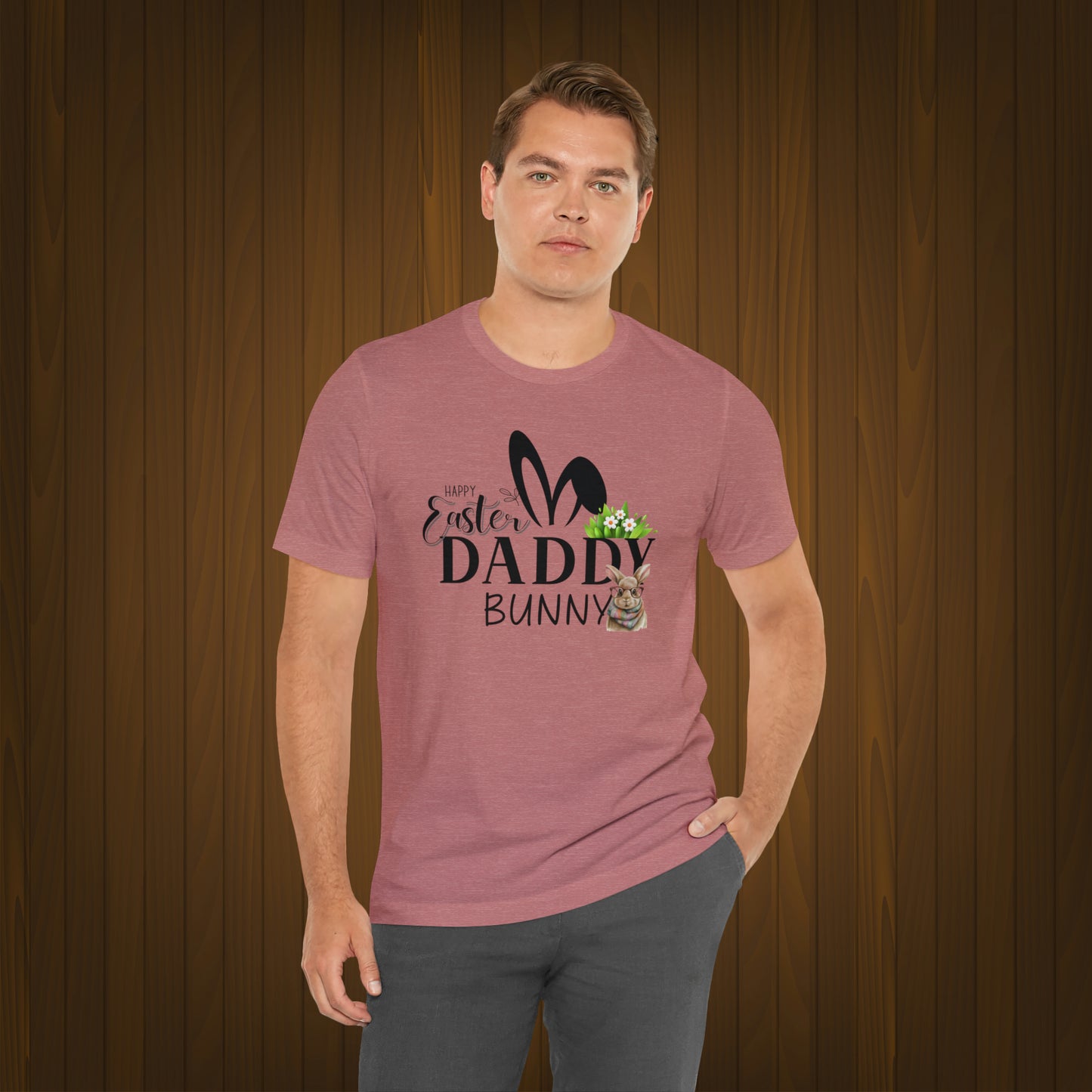 Daddy Bunny Unisex Jersey Short Sleeve Tee