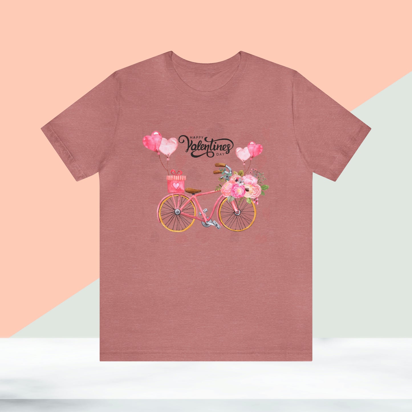 Happy valentines day Unisex Jersey Short Sleeve Tee