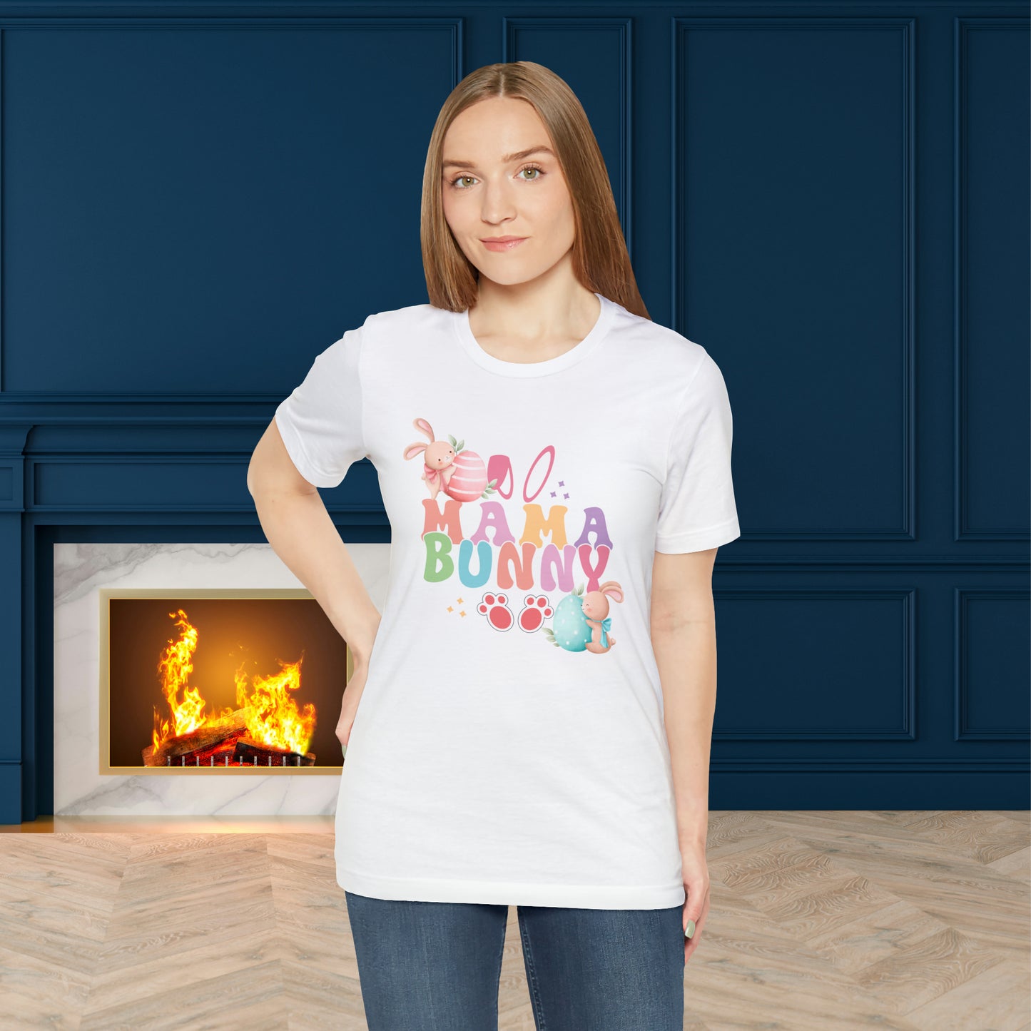 Mama Bunny Unisex Jersey Short Sleeve Tee