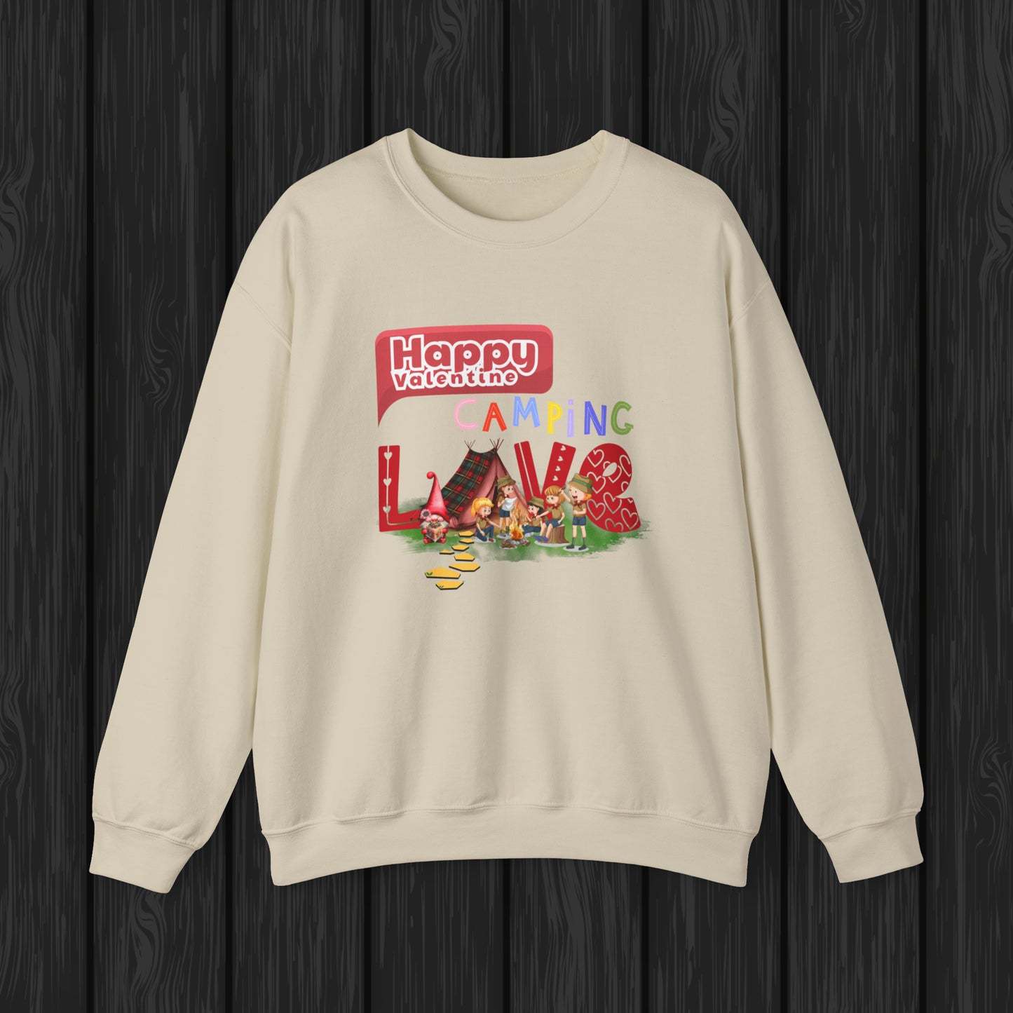 Happy valentines day Unisex Heavy Blend™ Crewneck Sweatshirt