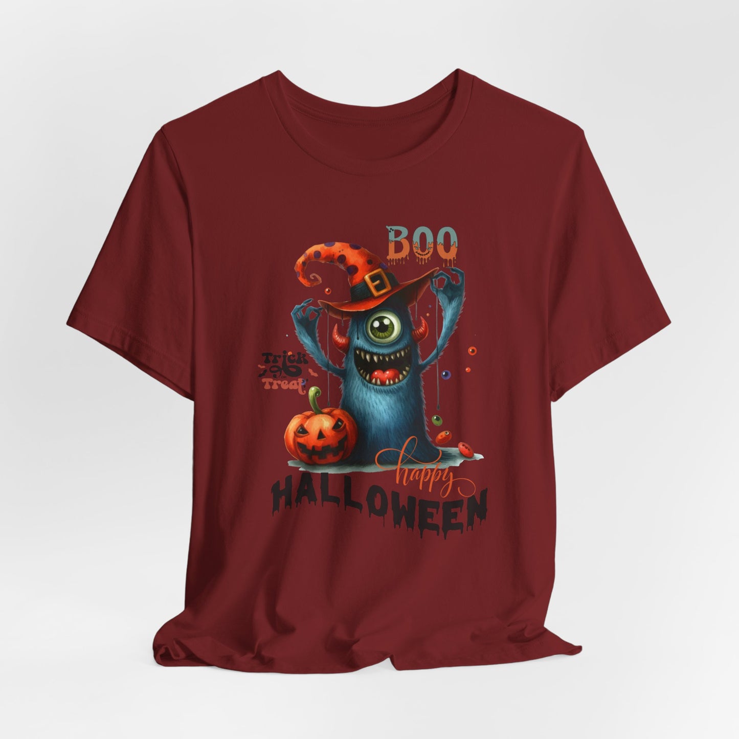 Boo Happy Halloween T-shirt, Happy Halloween T-shirt, Trick Or Treat T-shirt, Halloween T-shirt, Cool Halloween T-shirt, Spooky T-shirt,