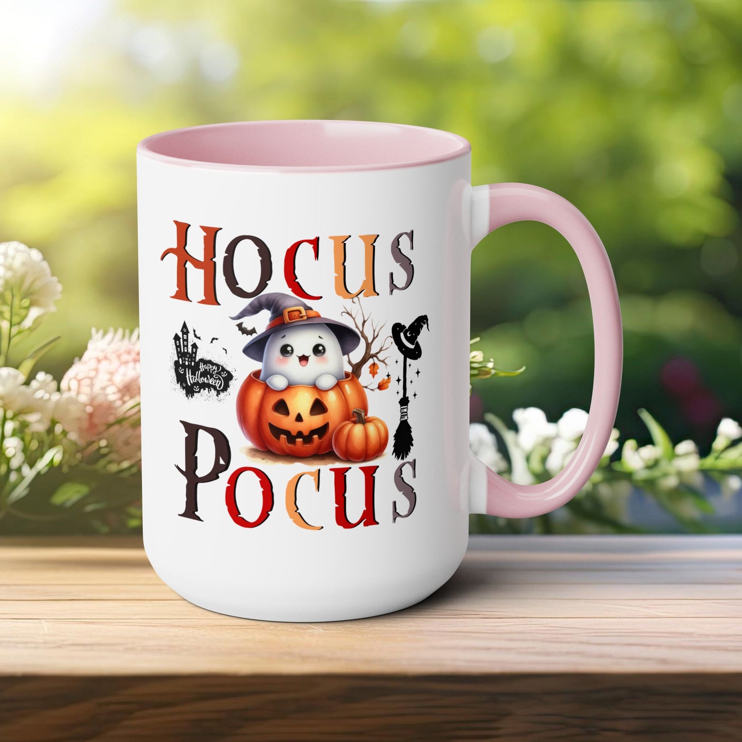 Hocus Pocus Halloween Coffee Mug,  Let's Go Halloween Coffee Mug, Trick or Treat Halloween Coffee Mug, Cute Skeleton Coffee Mug, Spooky Season Halloween Coffee Mug.