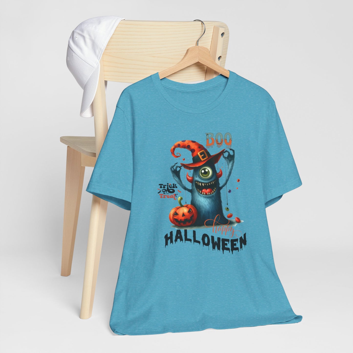 Boo Happy Halloween T-shirt, Happy Halloween T-shirt, Trick Or Treat T-shirt, Halloween T-shirt, Cool Halloween T-shirt, Spooky T-shirt,