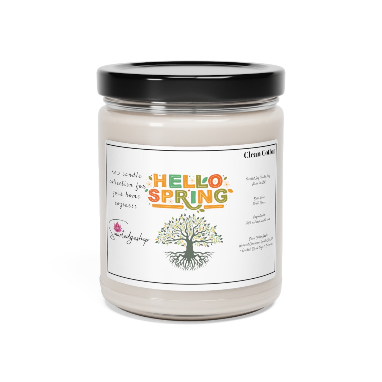 Hello Spring Scented Soy Candle, 9oz