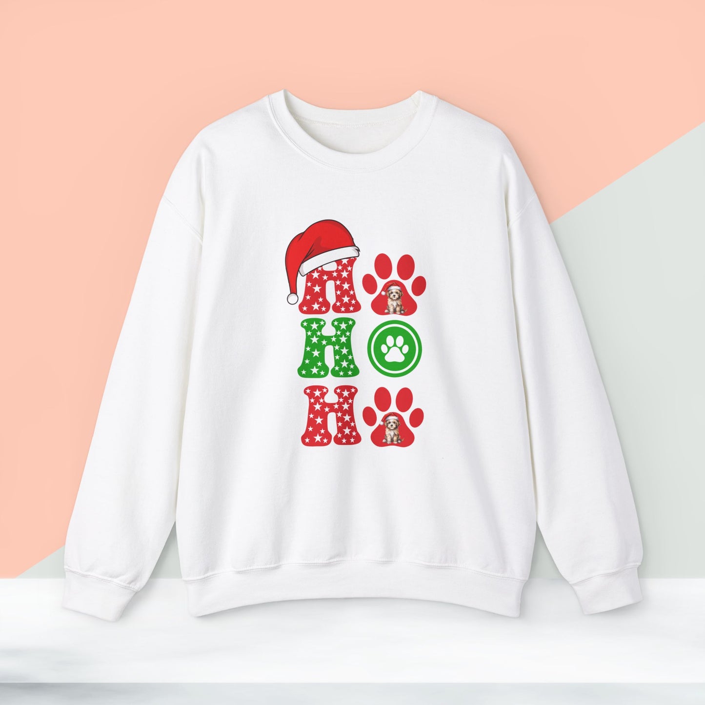 HO HO HO Sweatshirt - Unisex Heavy Blend, Merry Christmas, Festive, Christmas Gift, Crewneck, merry Christmas Sweatshirt, Christmas Sweatshirt  Christmas Gift, Festive Sweatshirt.