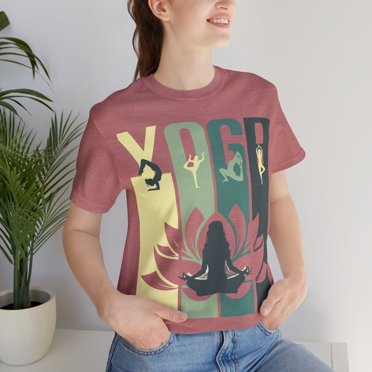 Yoga T-Shirt, Cute Yoga workout Shirt, Yoga lovers T-shirt, Yoga Instructor Gift, Gym shirt, Gift For Yoga lover, Gift For Yogi.