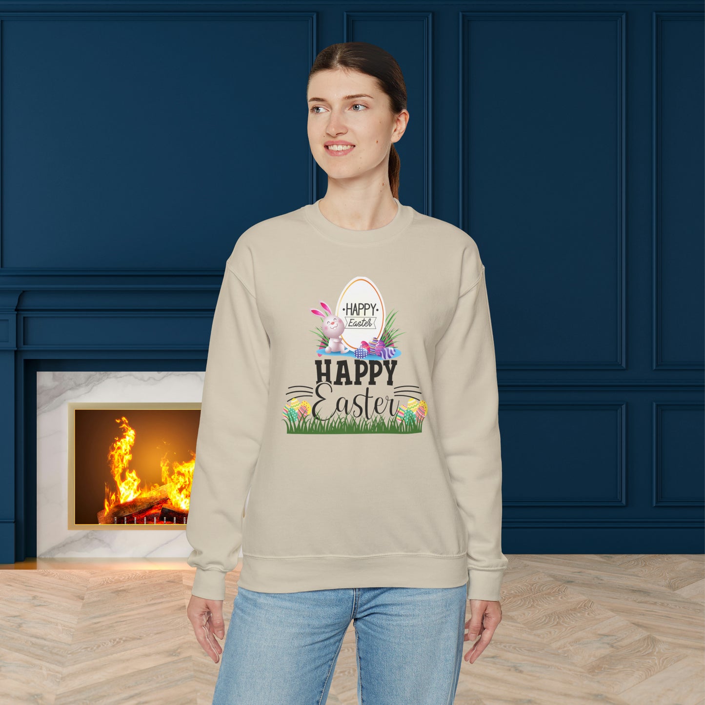 Happy Ester Unisex Crewneck Sweatshirt