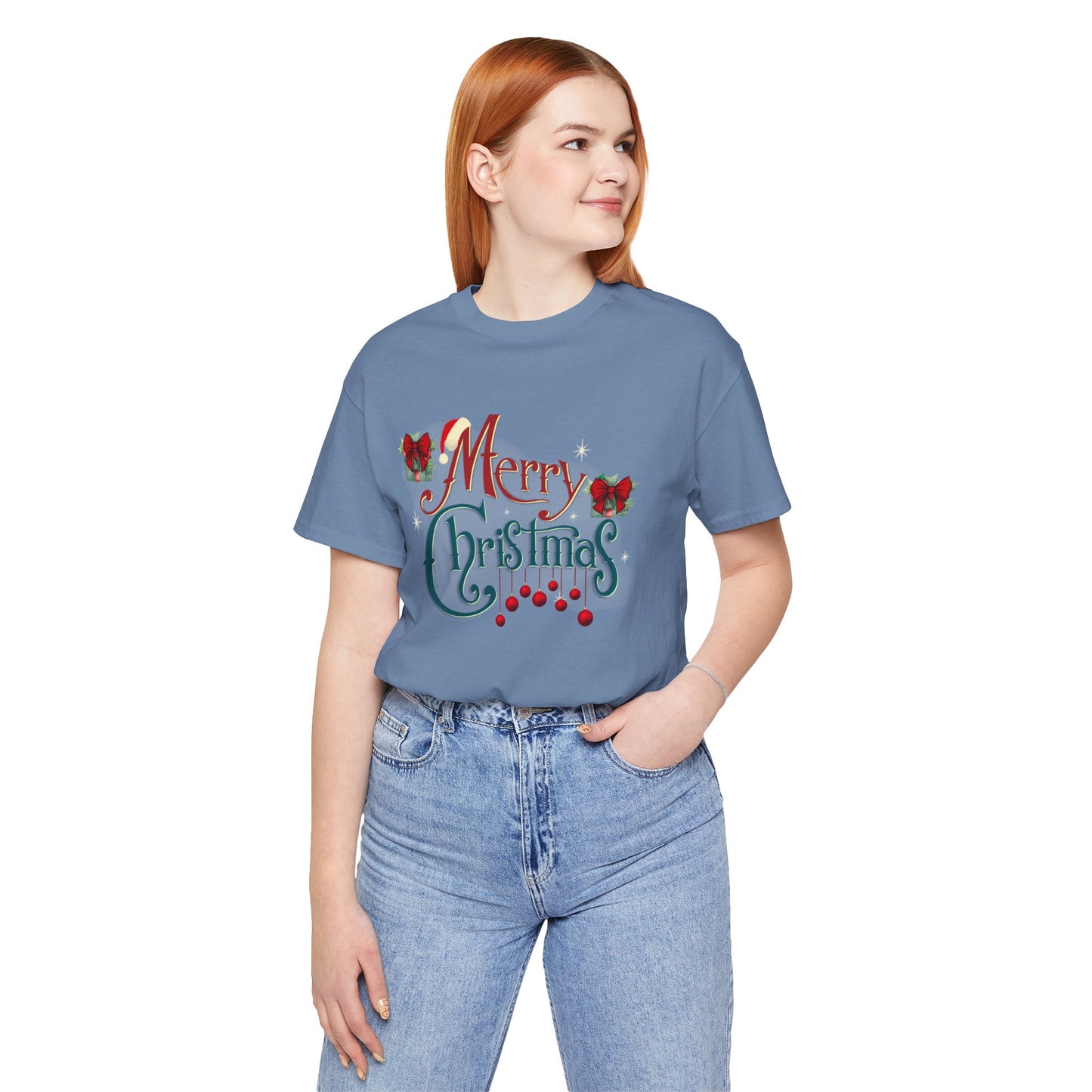 Merry Christmas Unisex Tee, Christmas Shirt, Christmas Outfit, Merry Christmas T-shirt, Merry Christmas 2024 T-shirt, Christmas Gift, Family Holiday Outfit.