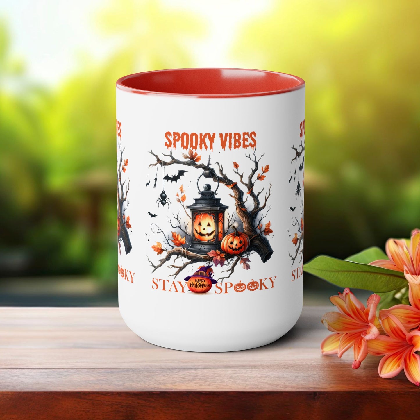 Spooky Vibes Halloween Coffee Mug,  Stay Spooky Halloween Coffee Mug, Trick or Treat Halloween Coffee Mug, Cute Skeleton Coffee Mug, Spooky Season Halloween Coffee Mug.