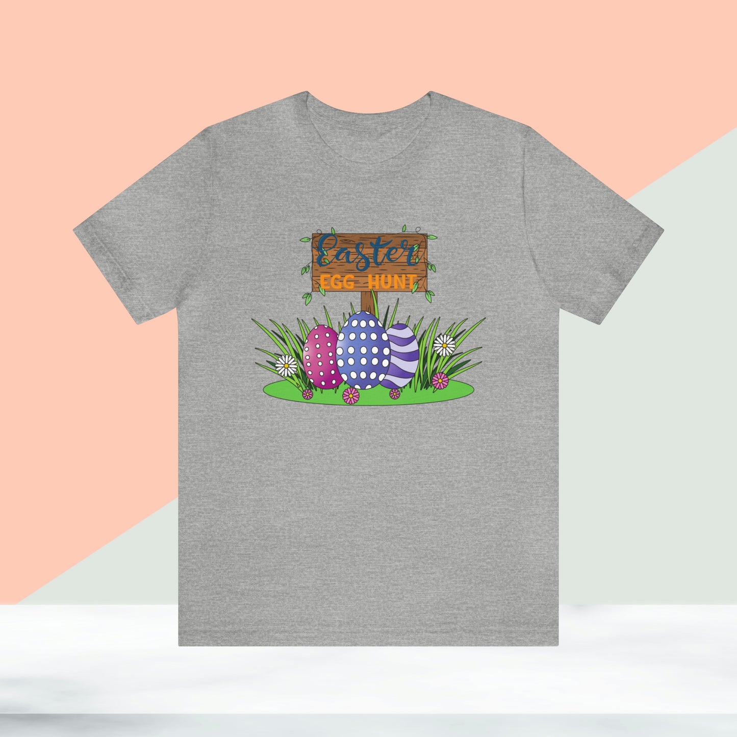 Easter Egg Hunt Unisex Jersey Short Sleeve Tee