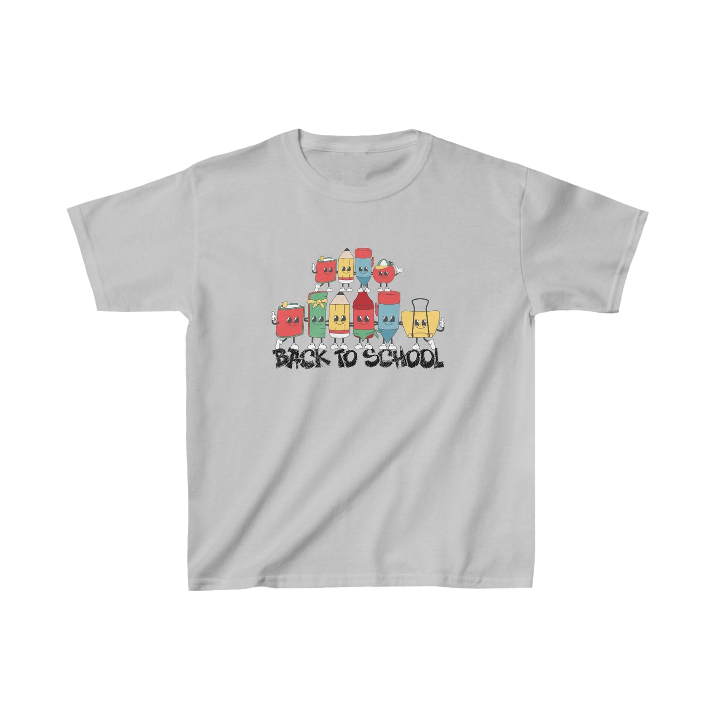 Back To School Kids Heavy Cotton™ Tee, Back to school Kids Shirt, 1st Day Of School Shirt, Back To School Cotton T-Shirt.