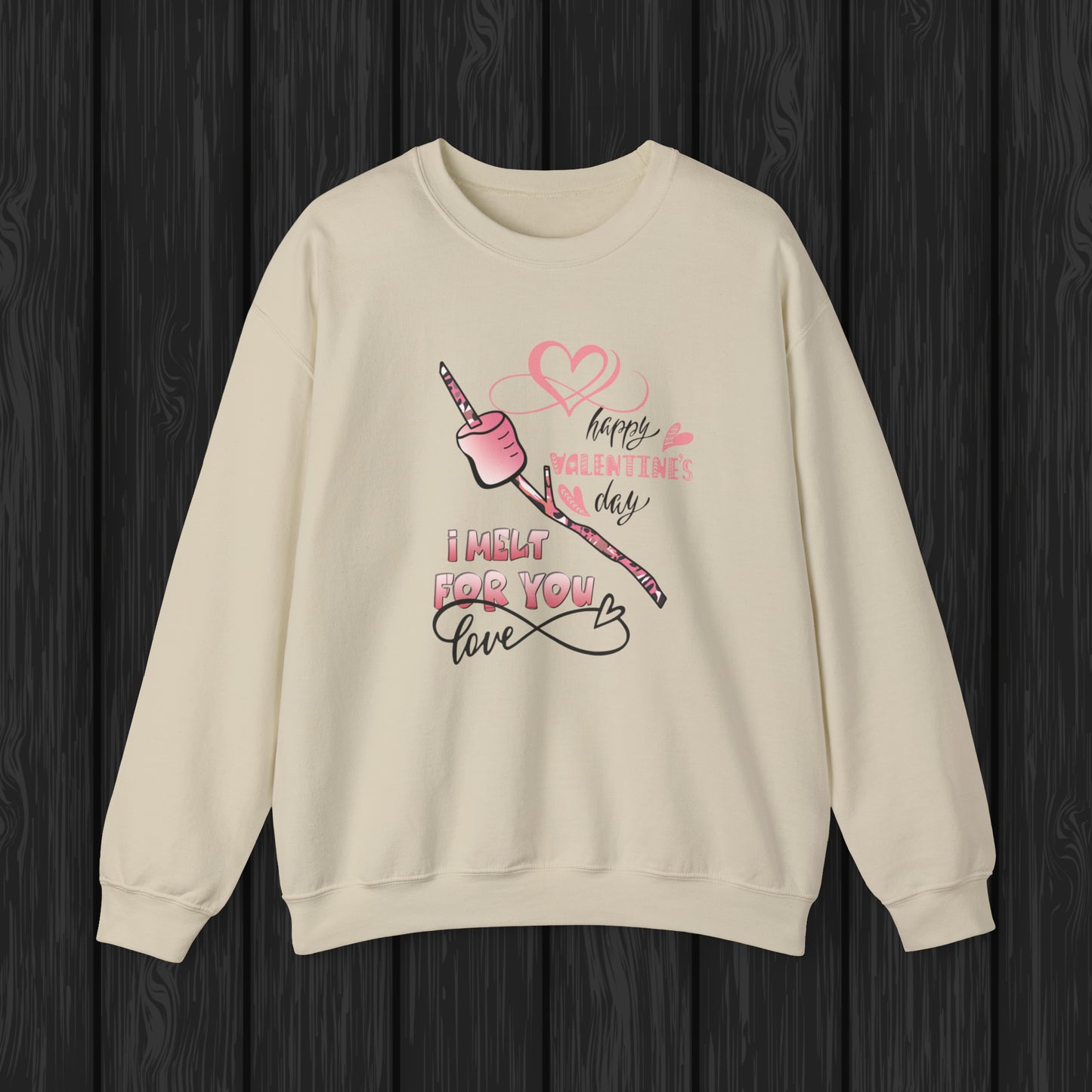 Happy valentines day Unisex Heavy Blend™ Crewneck Sweatshirt