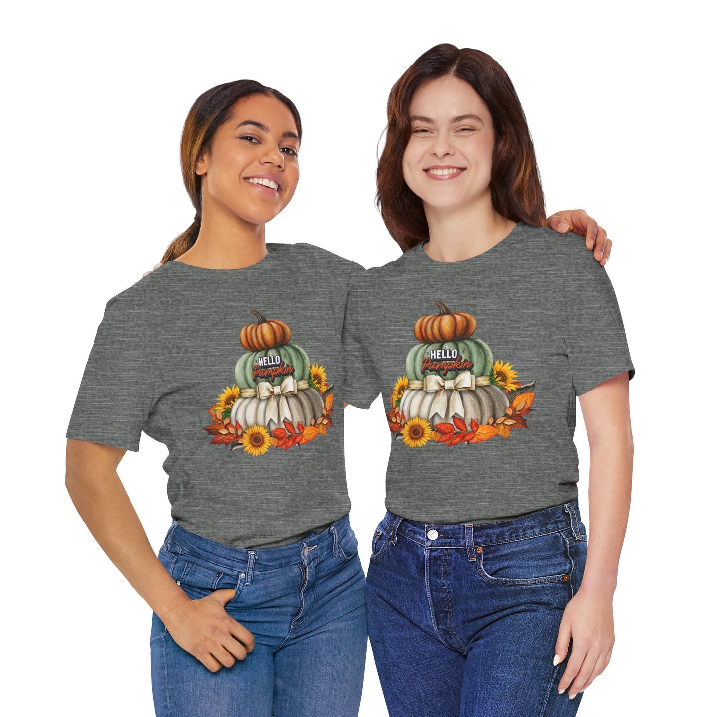 Hello Pumpkin Thanksgiving T-shirt, Happy thanksgiving 2024 T-shirt, Thanksgiving Gift,Turkey Shirt, Family Thanksgiving, Holiday Outfit.