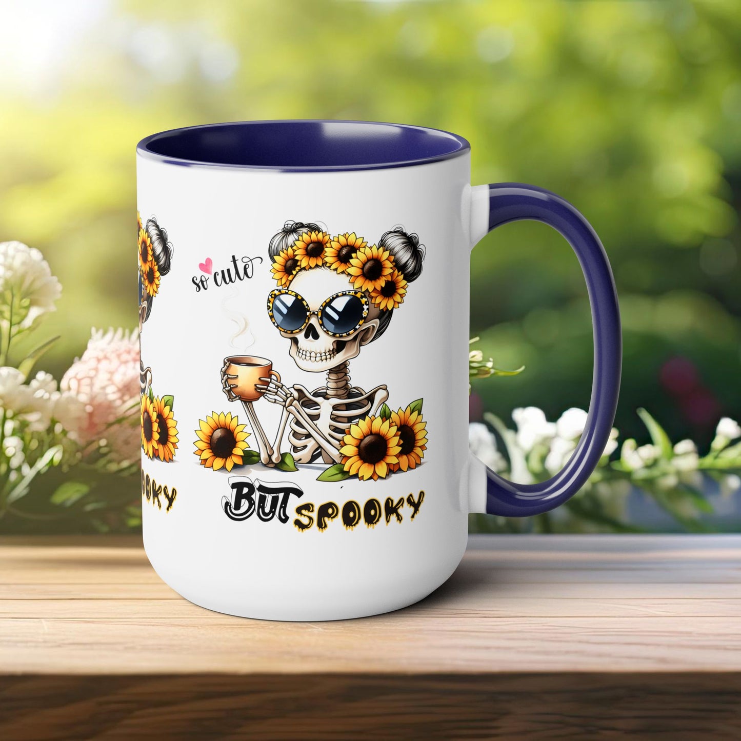 So cute But Spooky Halloween Coffee Mug,  Let's Go Halloween Coffee Mug, Trick or Treat Halloween Coffee Mug, Cute Skeleton Coffee Mug, Spooky Season Halloween Coffee Mug.