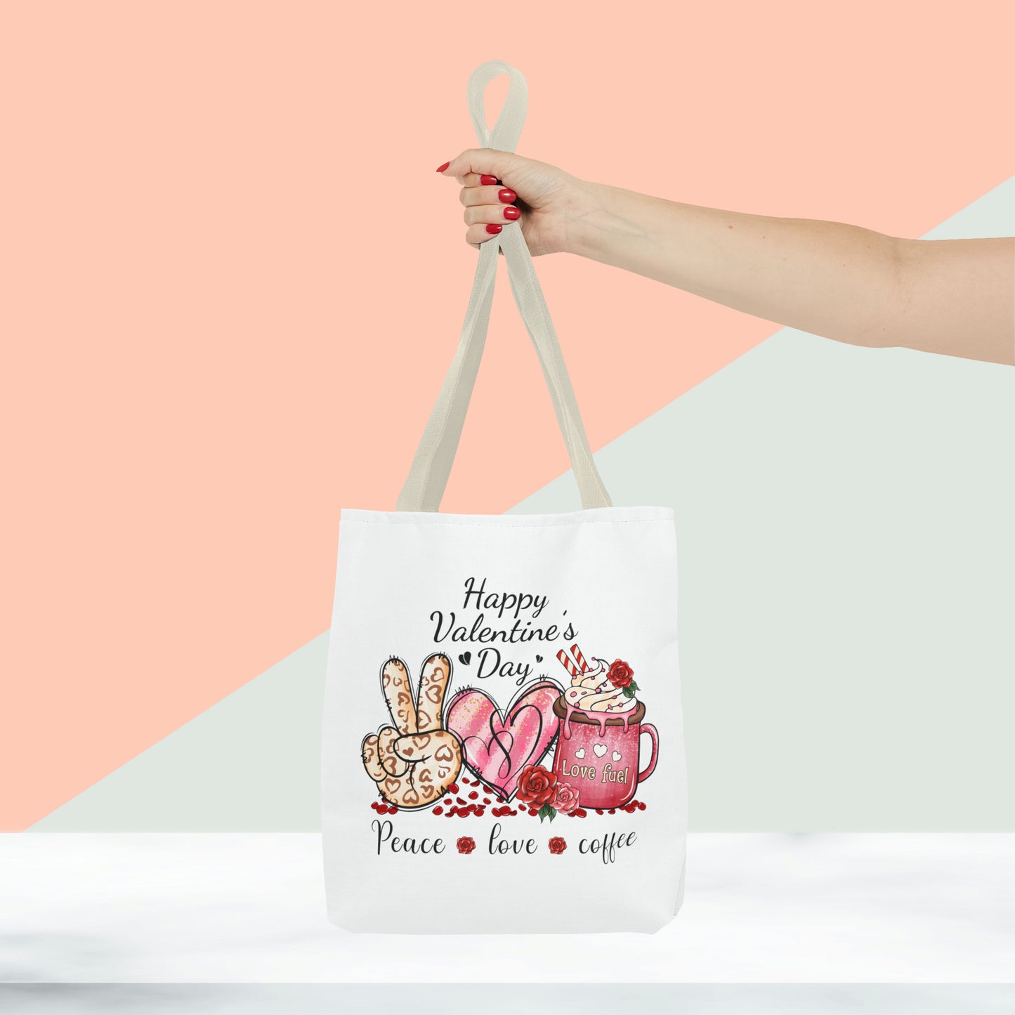 Happy Valentines Day Tote Bag