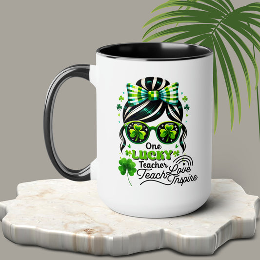 St Patrick's Day two-Tone Coffee Mugs, 15oz