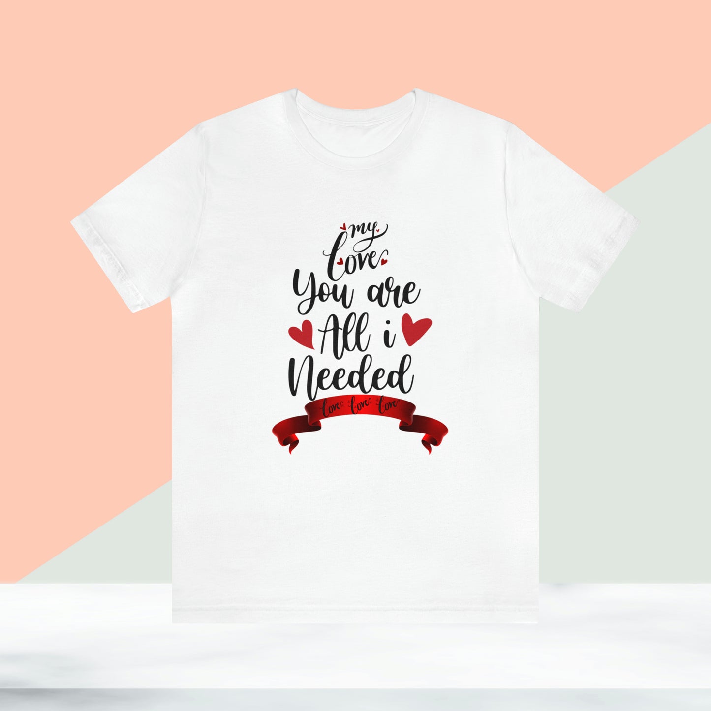 Happy valentines day Unisex Jersey Short Sleeve Tee