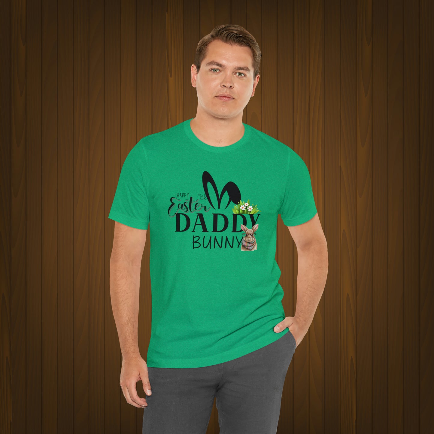 Daddy Bunny Unisex Jersey Short Sleeve Tee