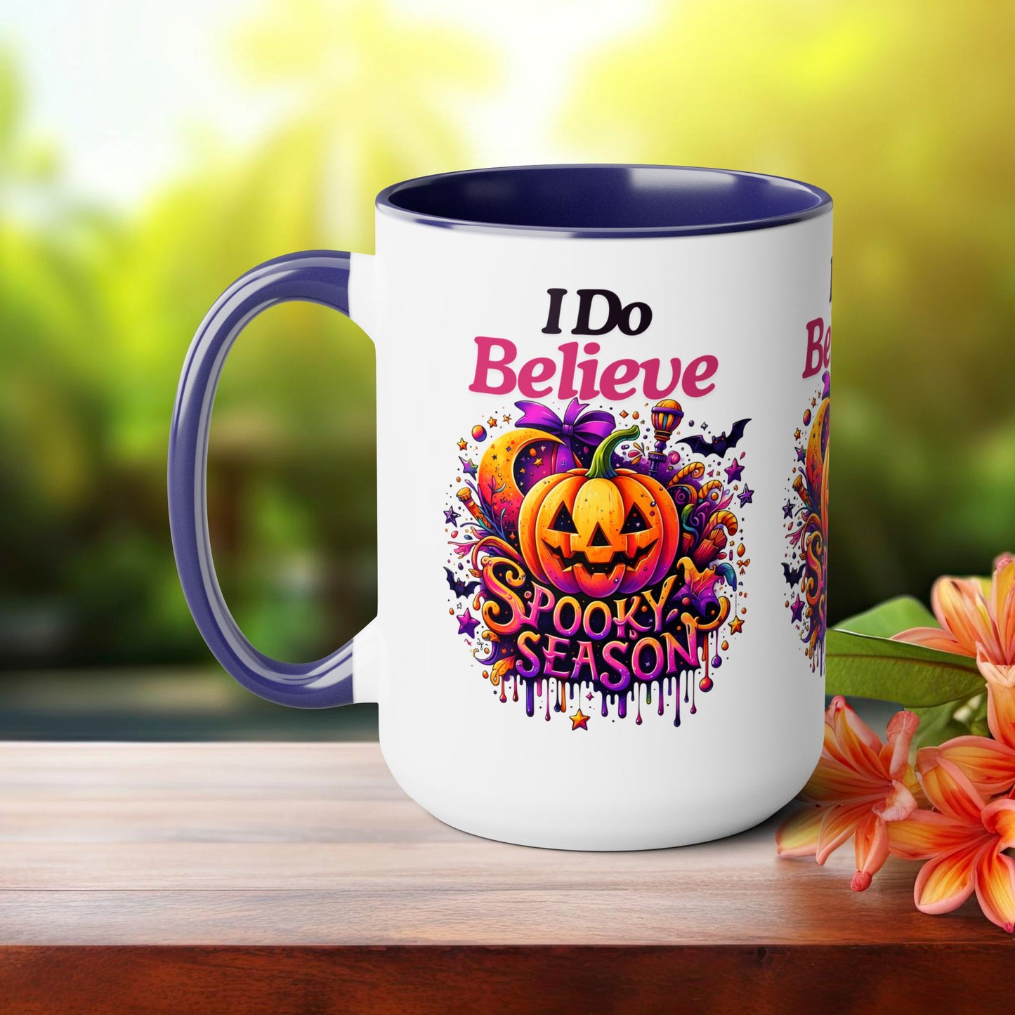 I Do Believe Spooky Season Halloween Coffee Mug,  Let's Go Halloween Coffee Mug, Trick or Treat Halloween Coffee Mug, Cute Skeleton Coffee Mug, Spooky Season Halloween Coffee Mug.