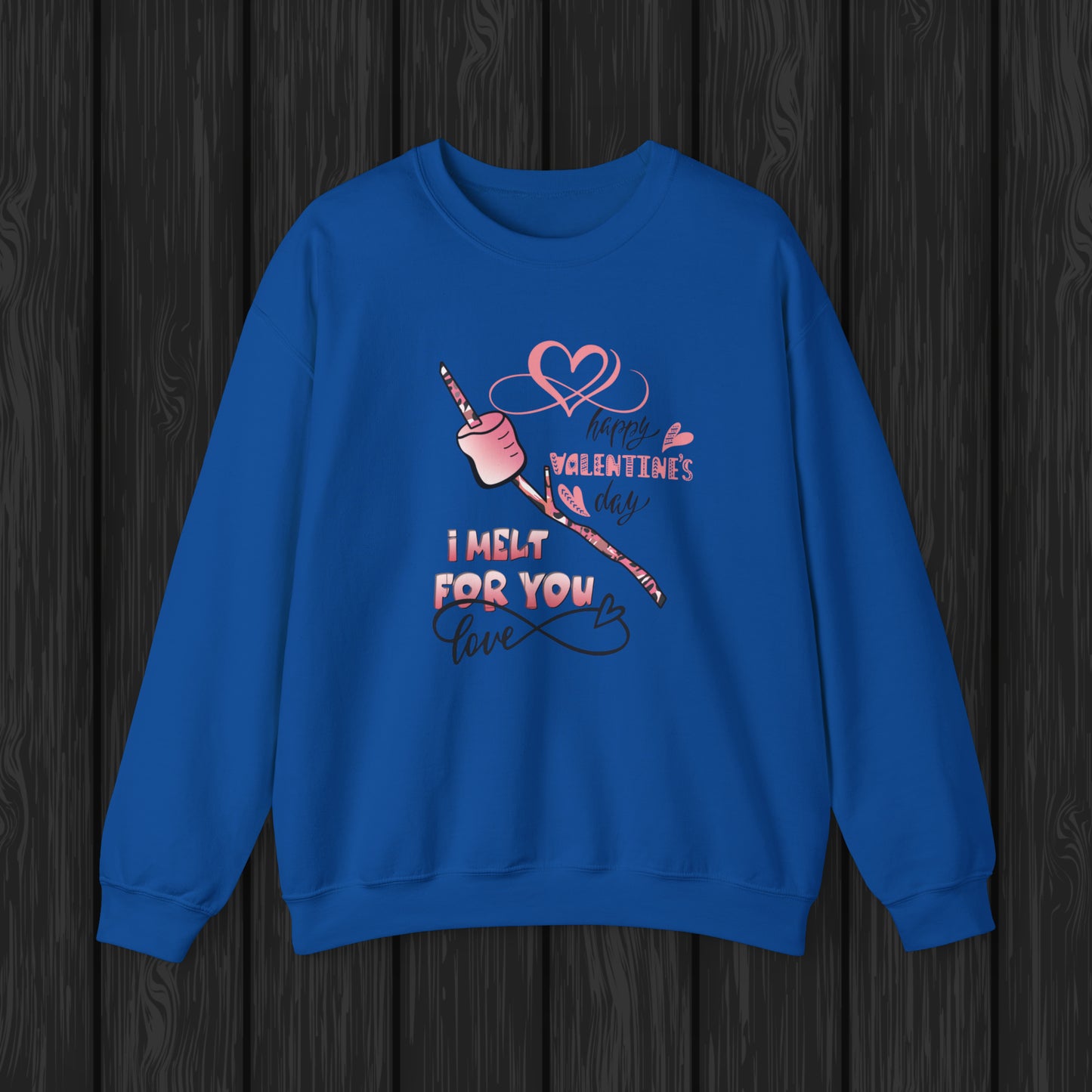 Happy valentines day Unisex Heavy Blend™ Crewneck Sweatshirt