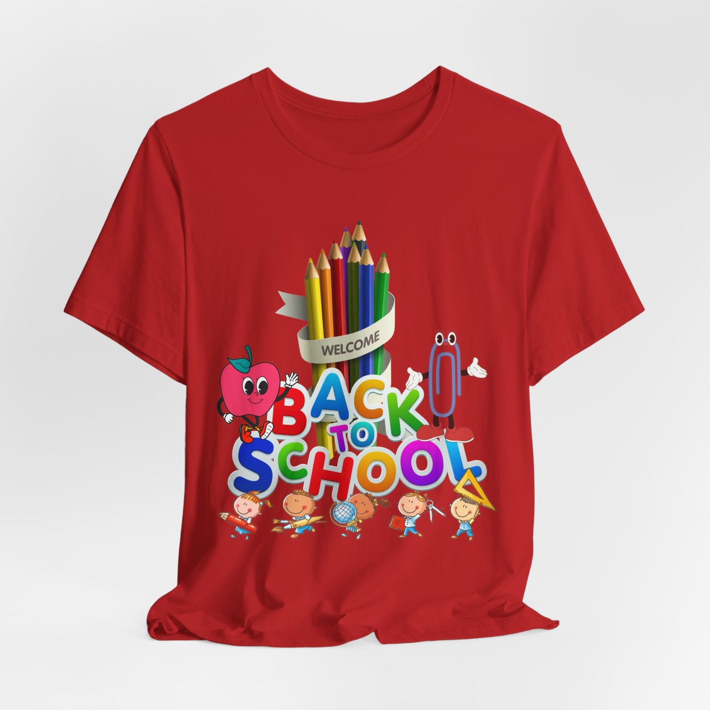 Welcome Back To School T-Shirt, Teacher T-Shirt, Teacher Back To school unisex jersey short sleeve.First Day Vibes T-Shirt.