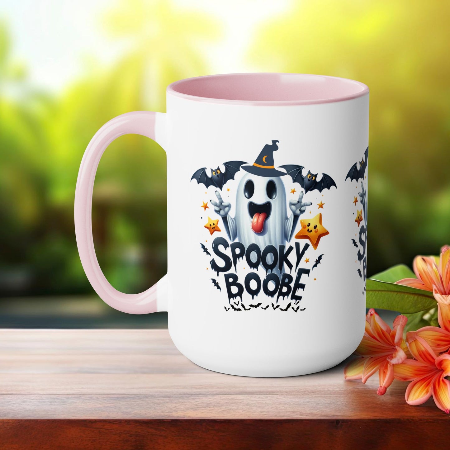 Spooky Boo Happy Halloween Coffee Mug,  Let's Go Halloween Coffee Mug, Trick or Treat Halloween Coffee Mug, Cute Ghost Coffee Mug, Spooky Season Halloween Coffee Mug.