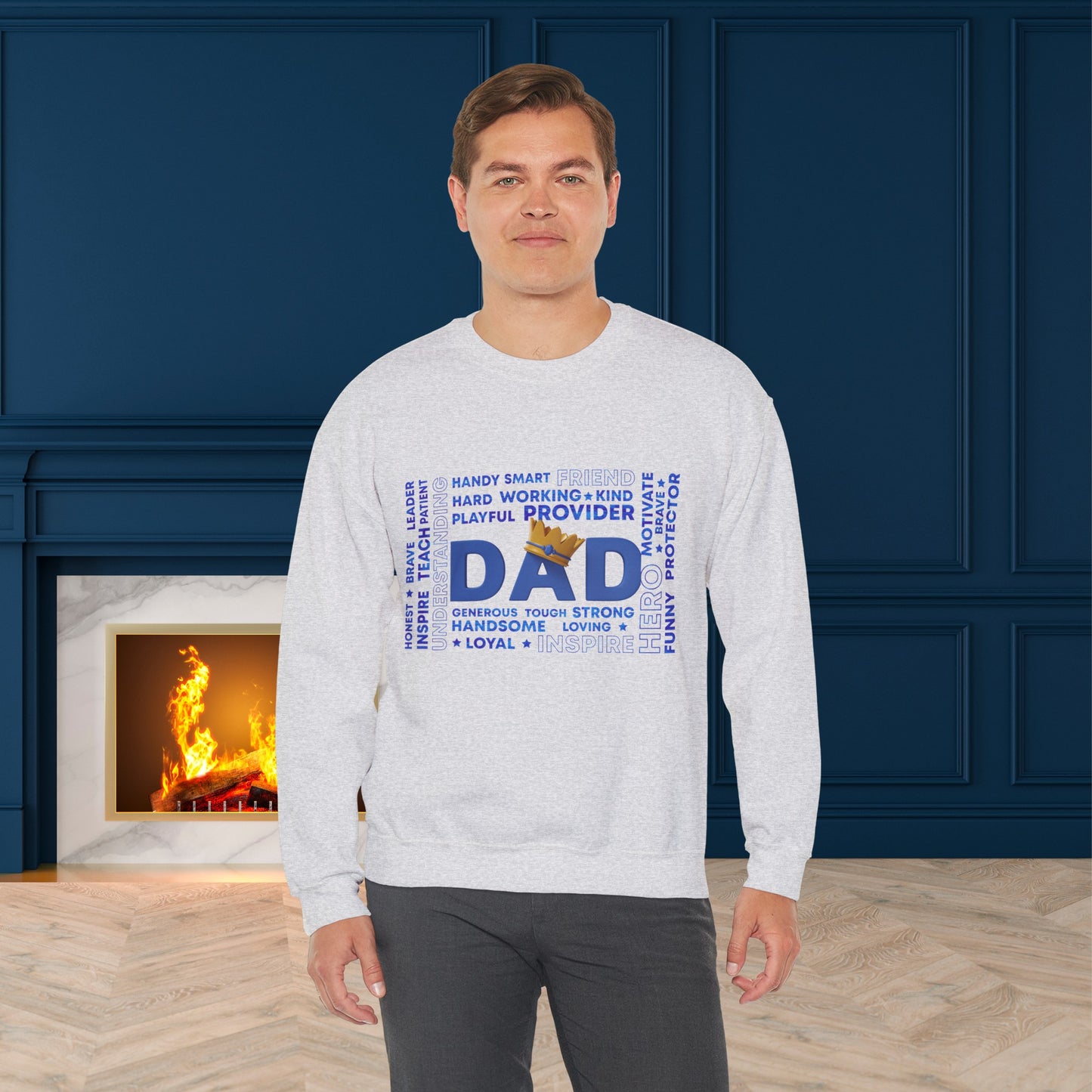 Happy Father's Day Sweatshirt For Dad, Dad Sweatshirt, Gift For Dad,  Daddy's Sweatshirt.