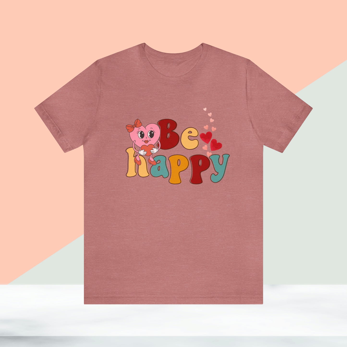 Happy valentines day Unisex Jersey Short Sleeve Tee