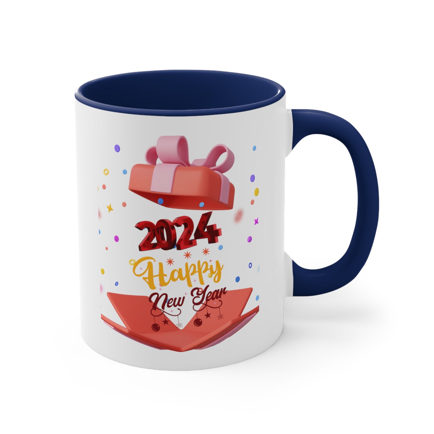 Happy New Year Accent Coffee Mug, 11oz