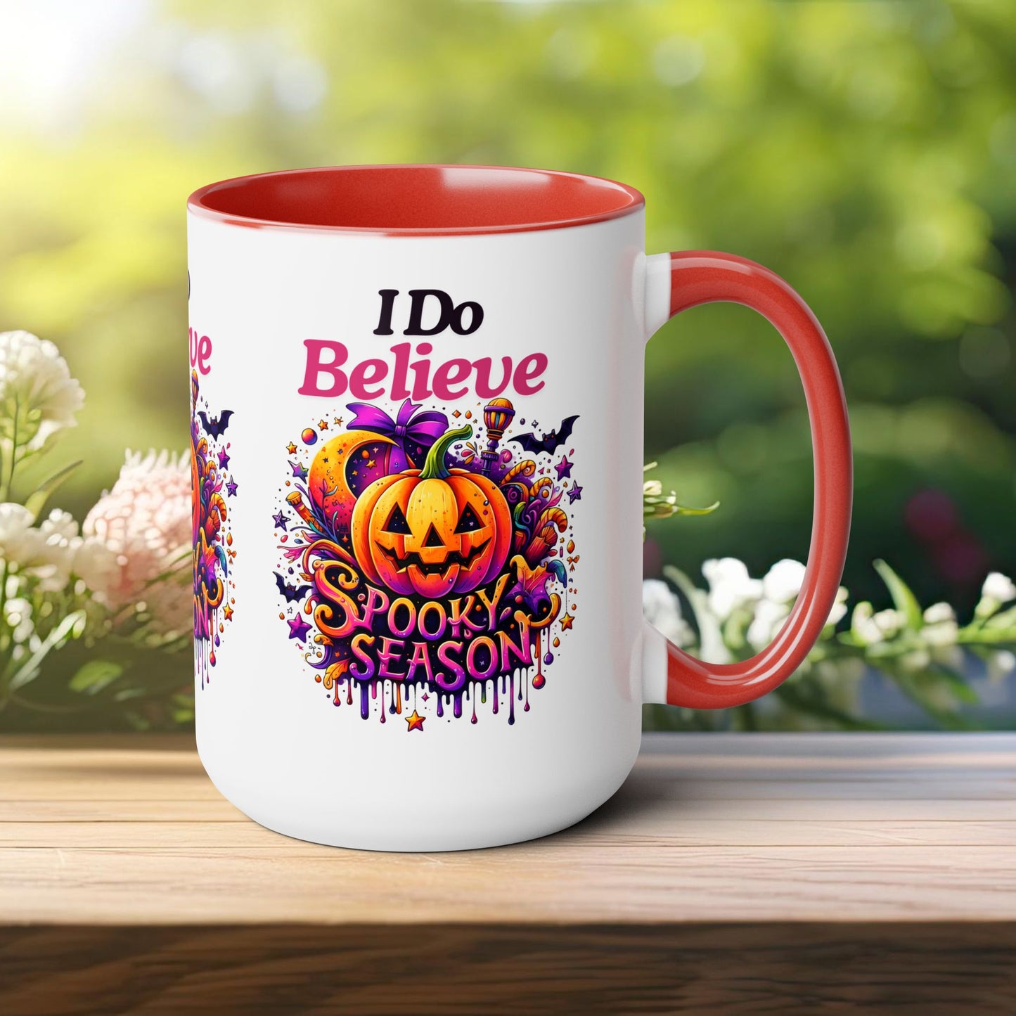 I Do Believe Spooky Season Halloween Coffee Mug,  Let's Go Halloween Coffee Mug, Trick or Treat Halloween Coffee Mug, Cute Skeleton Coffee Mug, Spooky Season Halloween Coffee Mug.