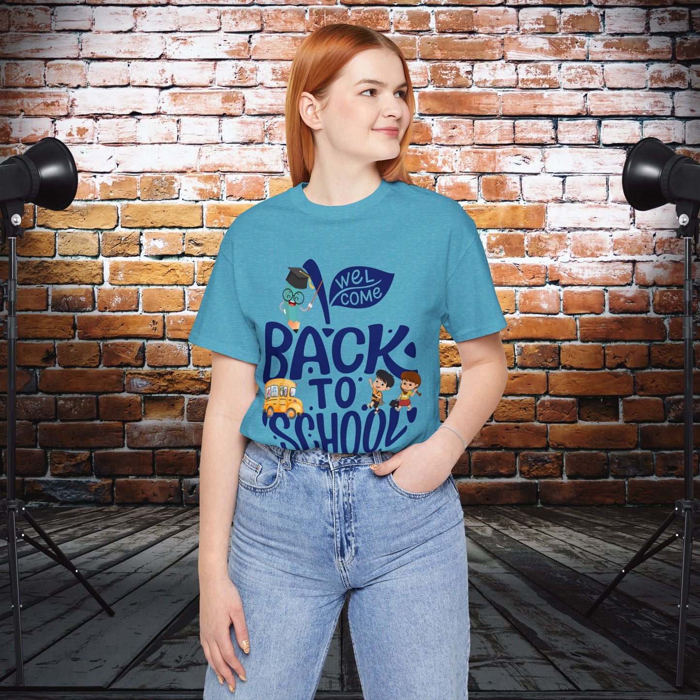 Welcome Back To School T-Shirt, Teacher T-Shirt, Teacher Back To school unisex jersey short sleeve.First Day Vibes T-Shirt.