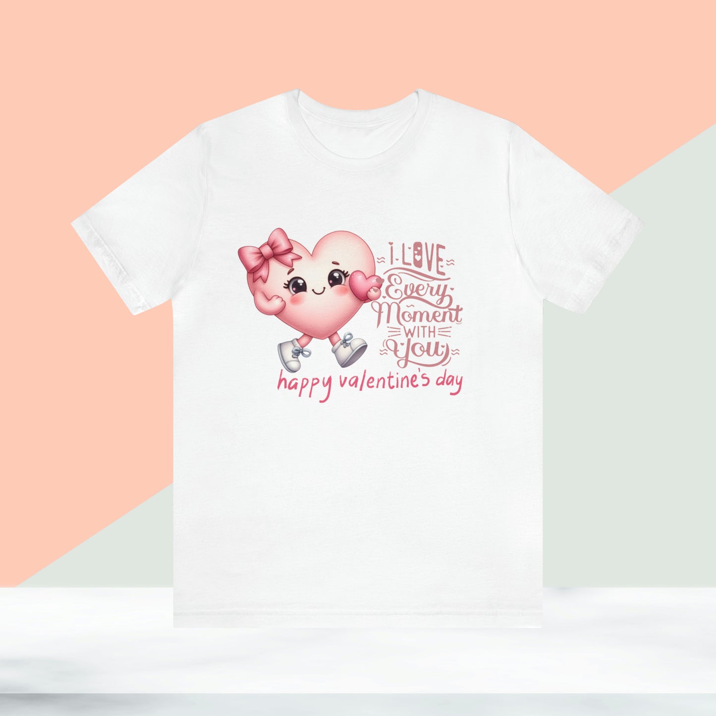 Happy valentines day Unisex Jersey Short Sleeve Tee