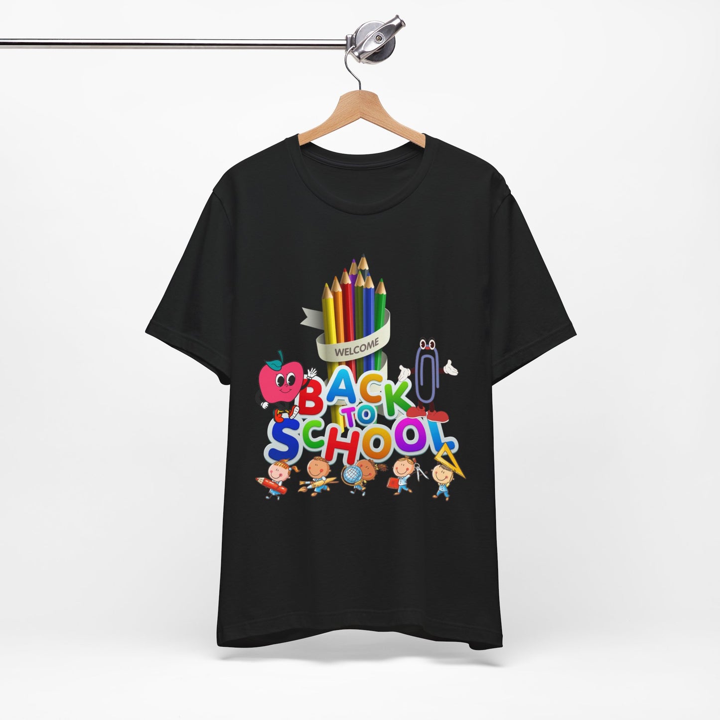 Welcome Back To School T-Shirt, Teacher T-Shirt, Teacher Back To school unisex jersey short sleeve.First Day Vibes T-Shirt.