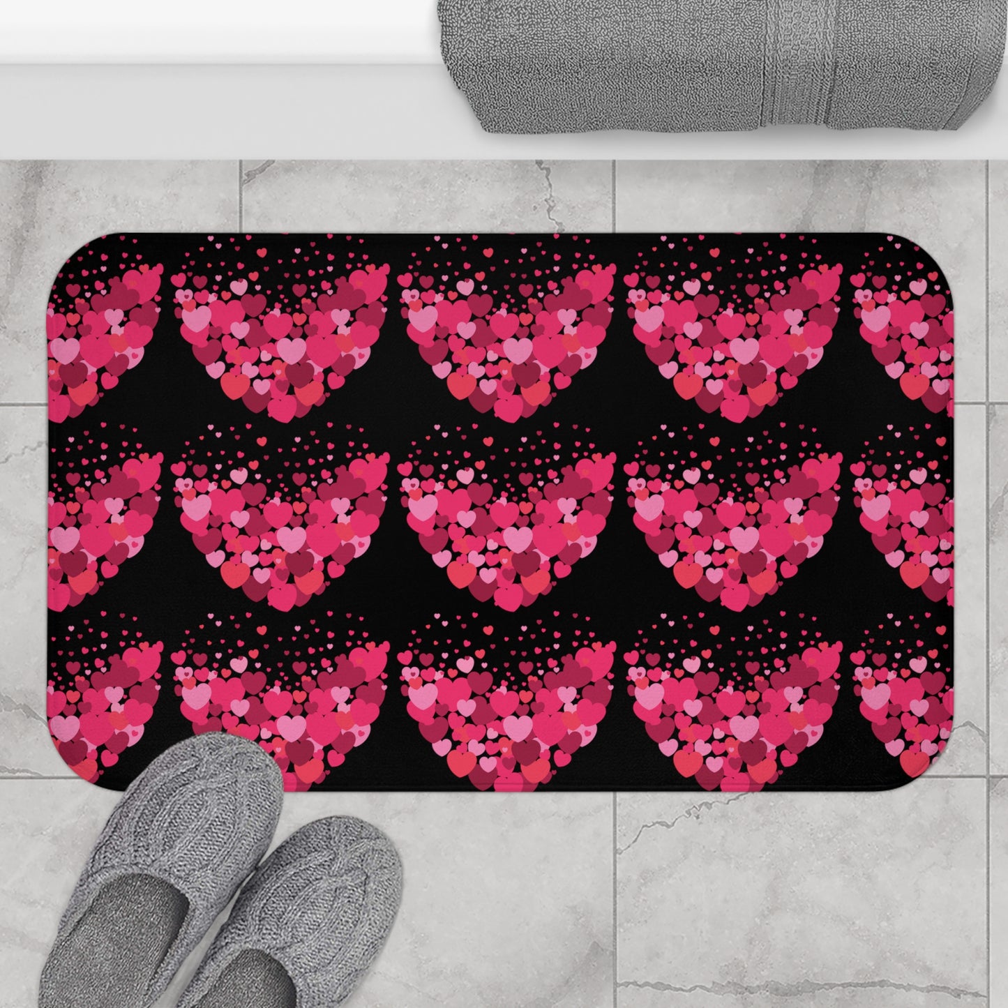 Happy Valentines Day Bath Mat