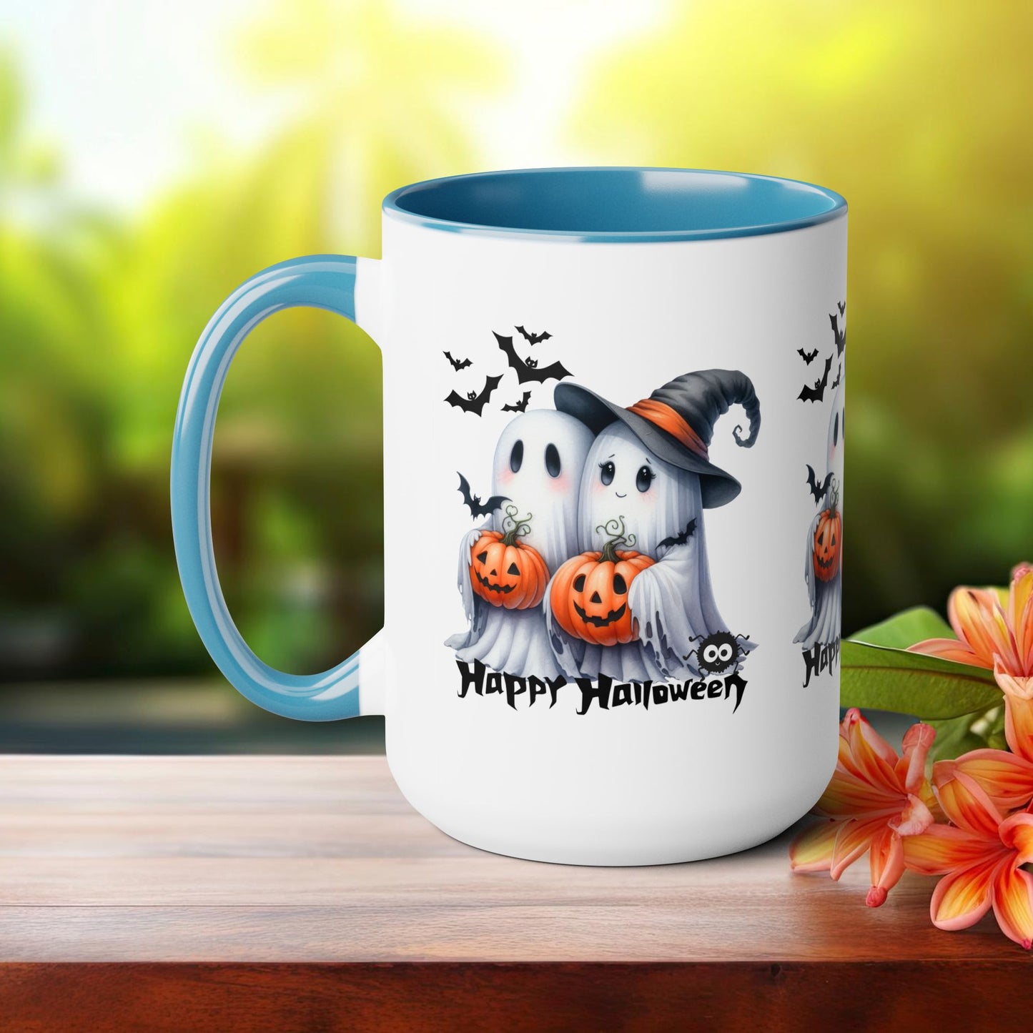 Happy Halloween Coffee Mug,  Let's Go Halloween Coffee Mug, Trick or Treat Halloween Coffee Mug, Cute Skeleton Coffee Mug, Spooky Season Halloween Coffee Mug.