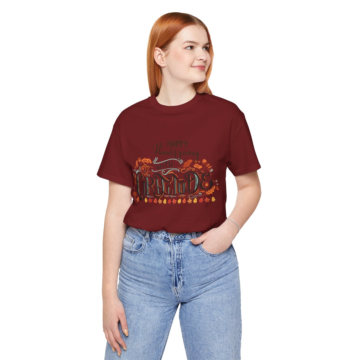 Happy Thanksgiving With Gratitude T-shirt, Happy thanksgiving 2024 T-shirt, Thanksgiving Gift,Turkey Shirt, Family Thanksgiving, Holiday Outfit.