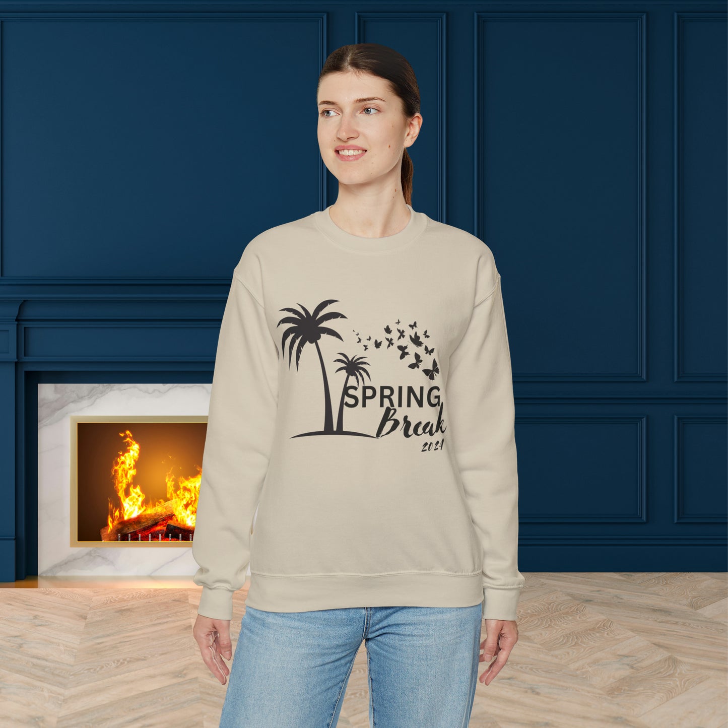 Spring Break 2024 Unisex Crewneck Sweatshirt