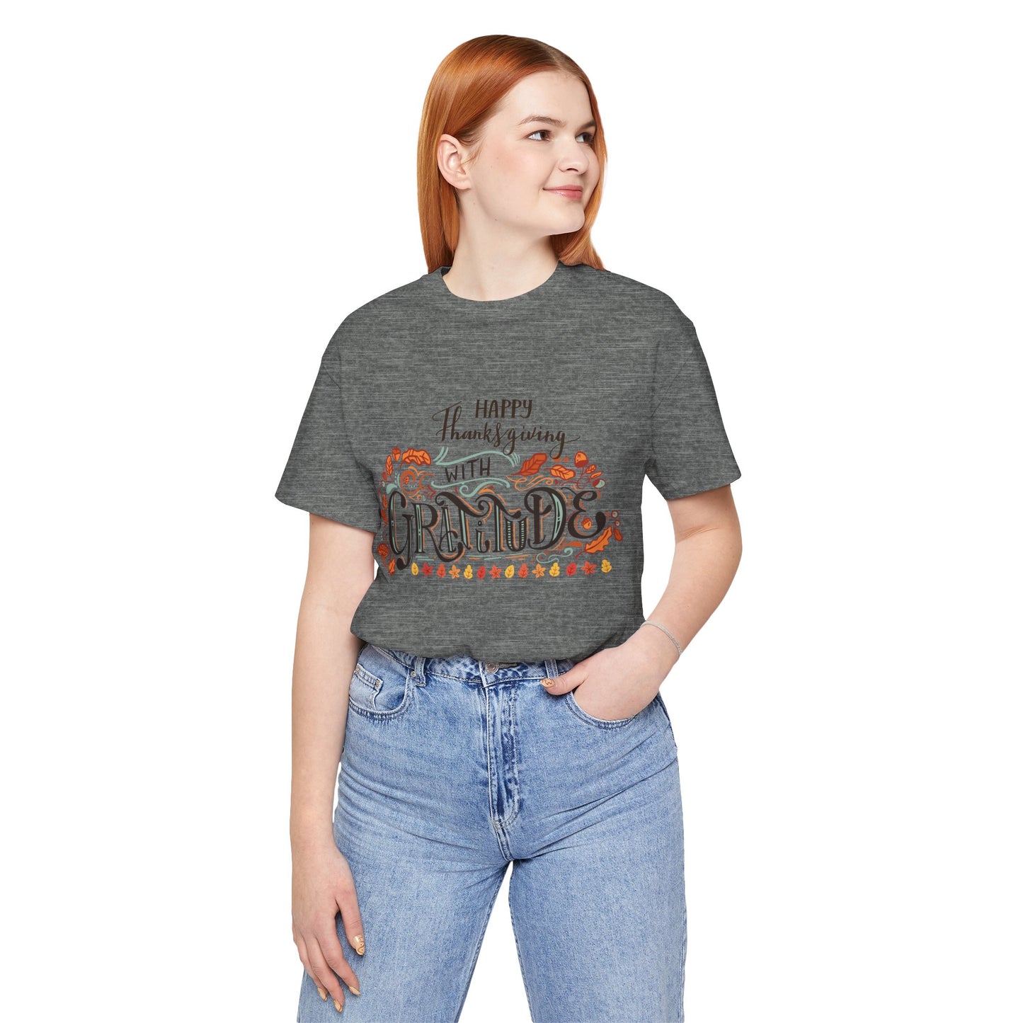 Happy Thanksgiving With Gratitude T-shirt, Happy thanksgiving 2024 T-shirt, Thanksgiving Gift,Turkey Shirt, Family Thanksgiving, Holiday Outfit.