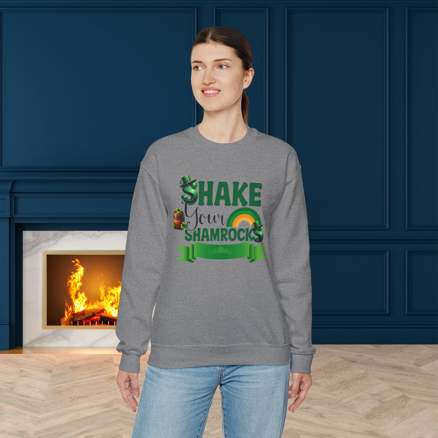 St Patrick's Day Unisex Heavy Blend™ Crewneck Sweatshirt