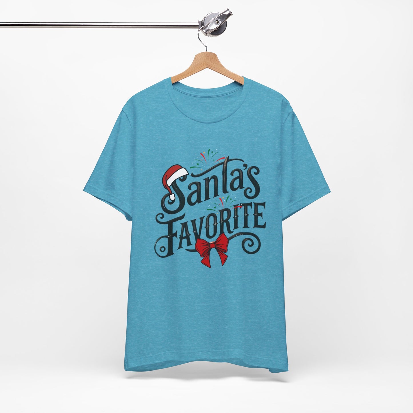 Santa's Favarite Christmas Unisex Tee, Christmas Shirt, Christmas Outfit, Merry Christmas T-shirt, Merry Christmas 2024 T-shirt, Christmas Gift, Family Holiday Outfit.