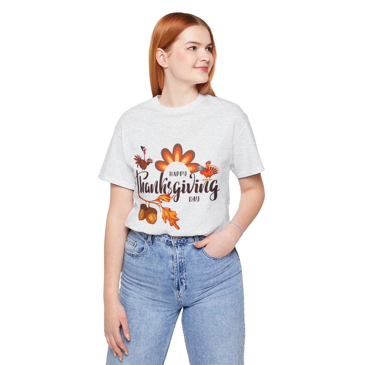 Happy Thanksgiving Day T-shirt, Happy thanksgiving 2024 T-shirt, Thanksgiving Gift,Turkey Shirt, Family Thanksgiving, Holiday Outfit.