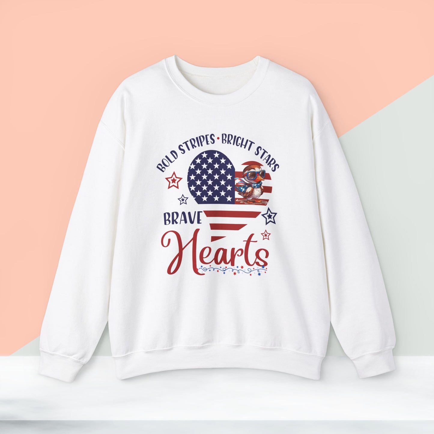 Happy 4th Of July Sweatshirt, Fourth of July unisex heavy blend crewneck sweatshirt.