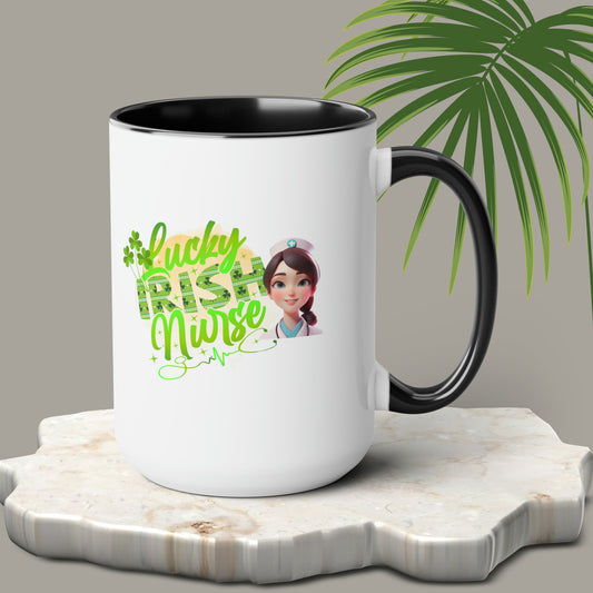 St Patrick's Day two-Tone Coffee Mugs, 15oz